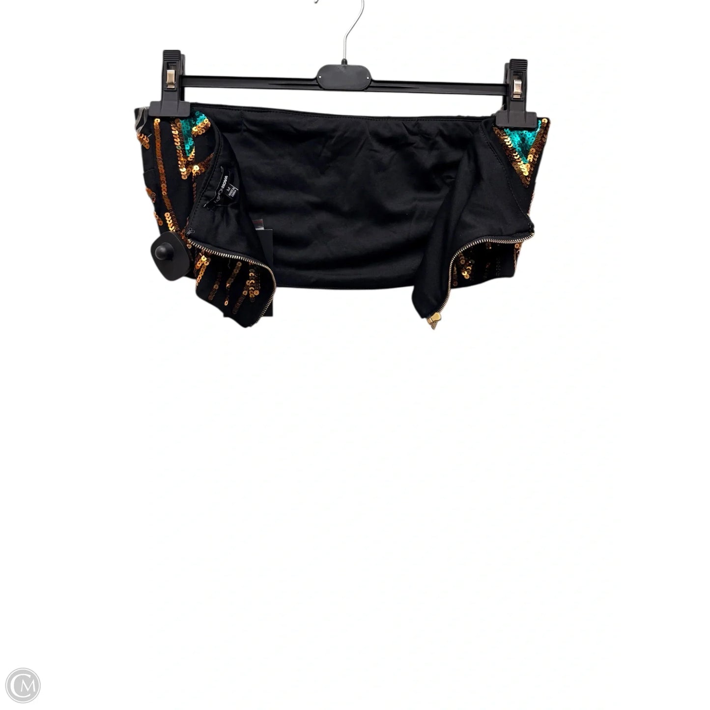 Top Sleeveless By Fashion Nova In Blue & Gold, Size: M