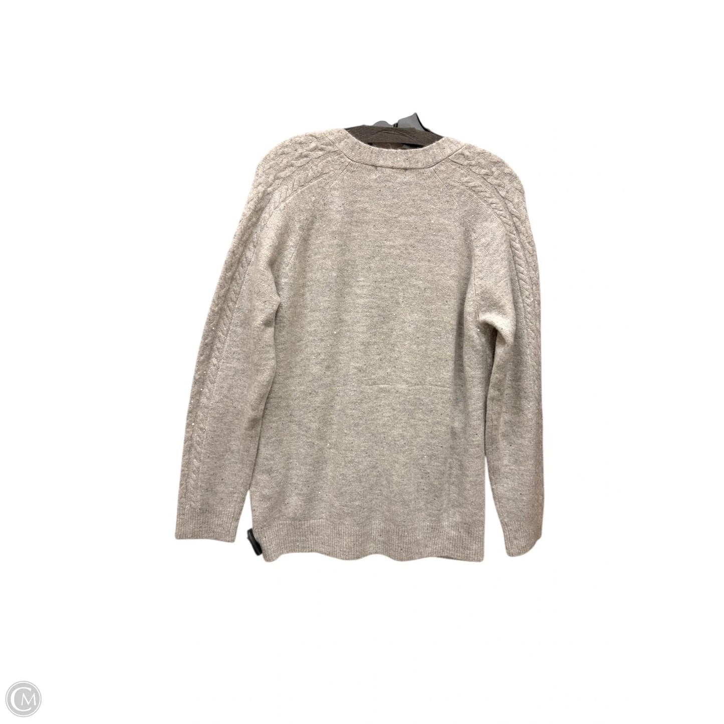 Sweater By Style And Company In Grey & Silver, Size: M