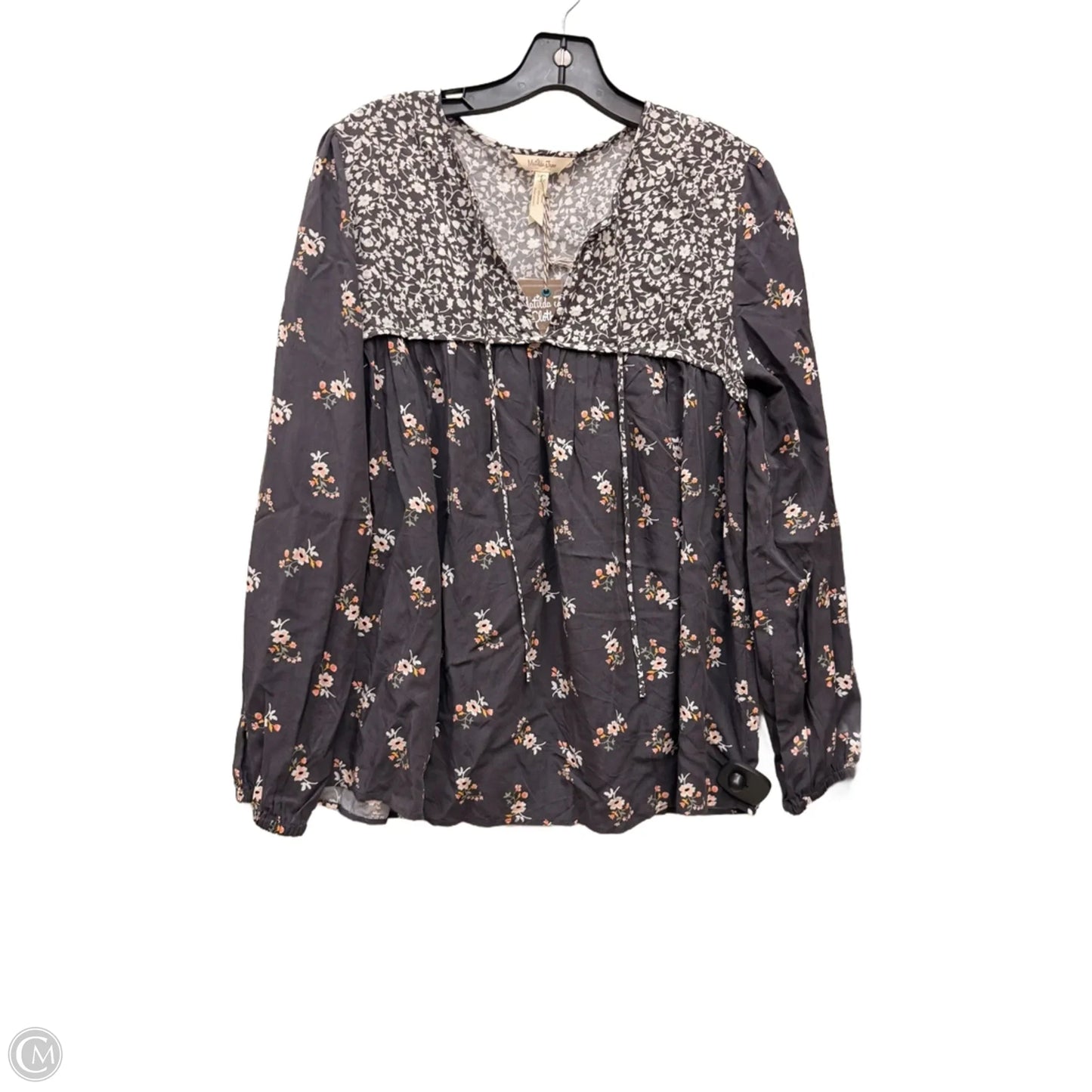 Top Long Sleeve By Matilda Jane In Floral Print, Size: S