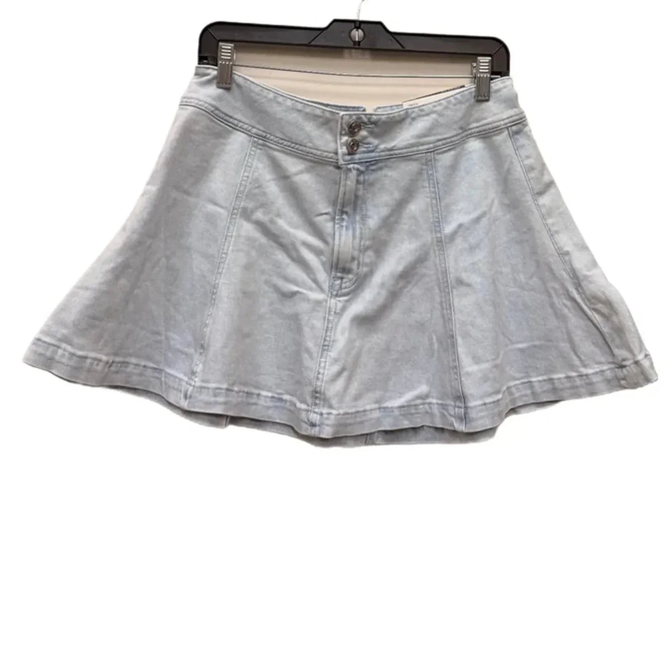 Skirt Mini & Short By American Eagle In Blue Denim, Size: S
