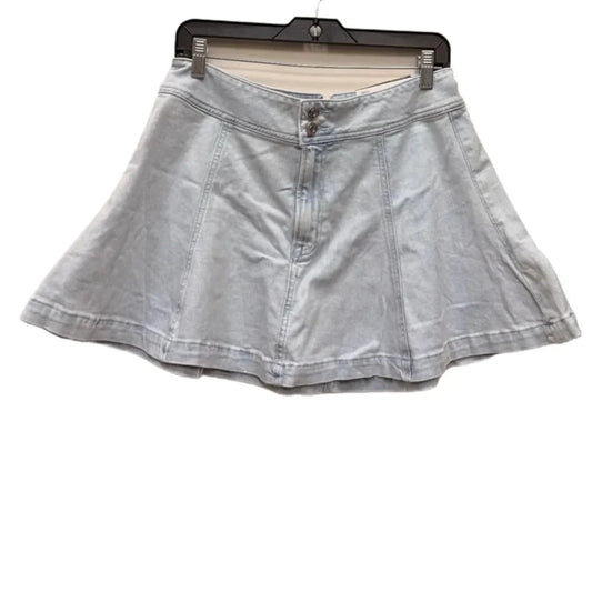 Skirt Mini & Short By American Eagle In Blue Denim, Size: S