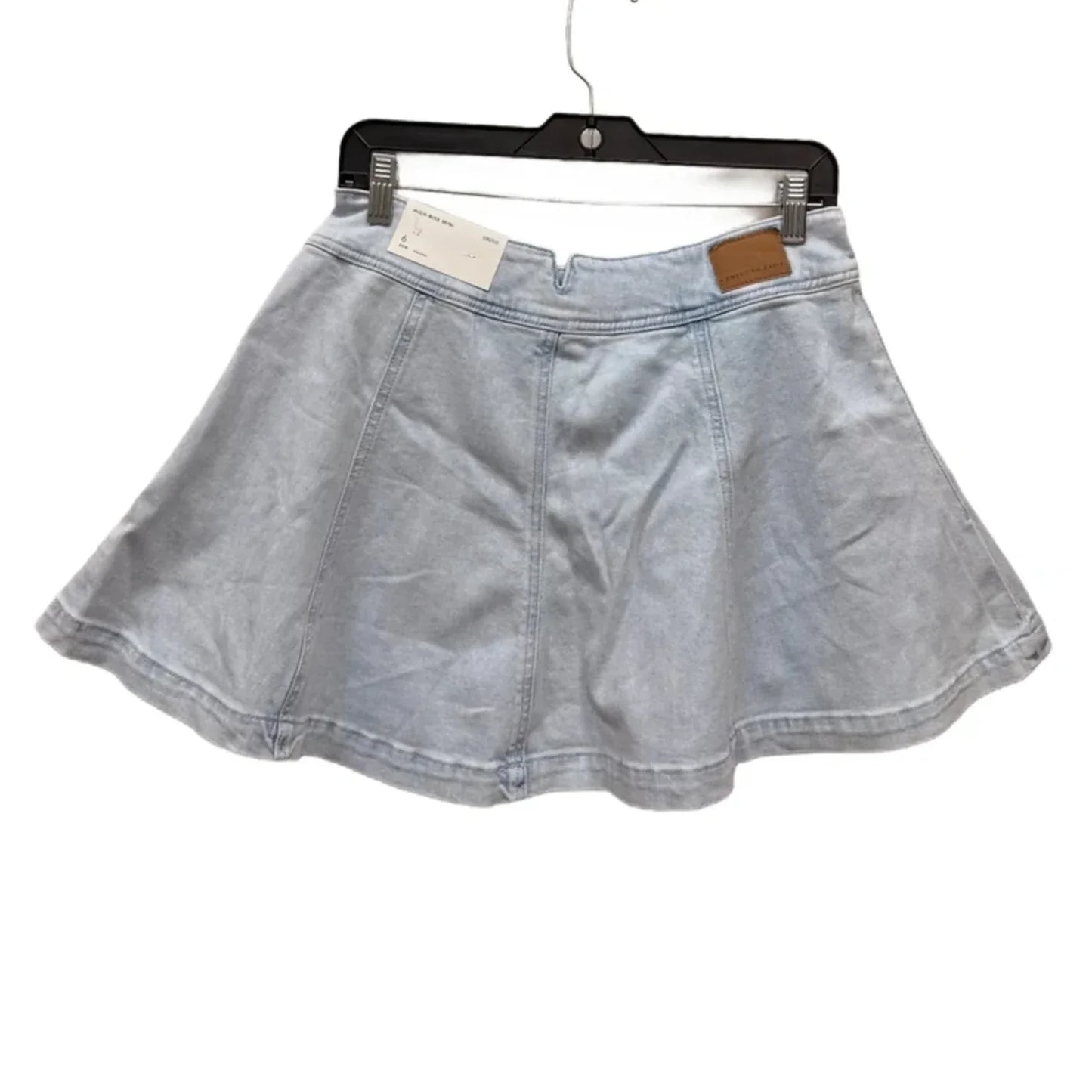 Skirt Mini & Short By American Eagle In Blue Denim, Size: S