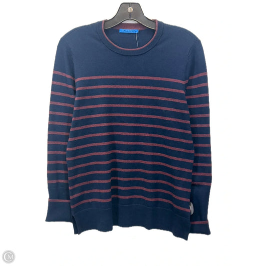 Top Long Sleeve Designer By J Mclaughlin In Blue & Red, Size: S