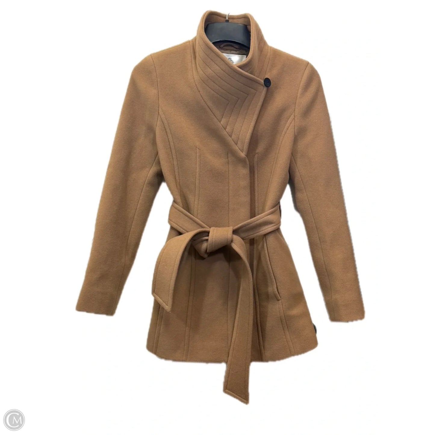 Coat Designer By Babaton In Tan, Size: S