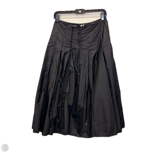 Skirt Designer By Moncler In Black, Size: S
