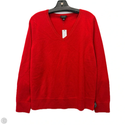 Sweater Cashmere By Talbots In Red, Size: L