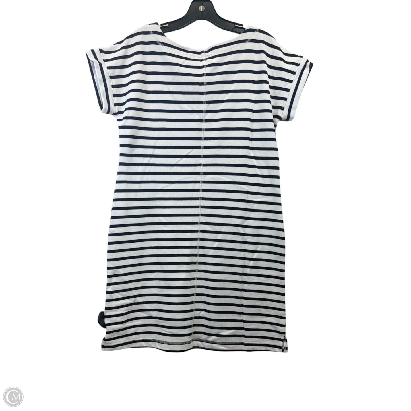Dress Casual Midi By Talbots In Blue & White, Size: Lp