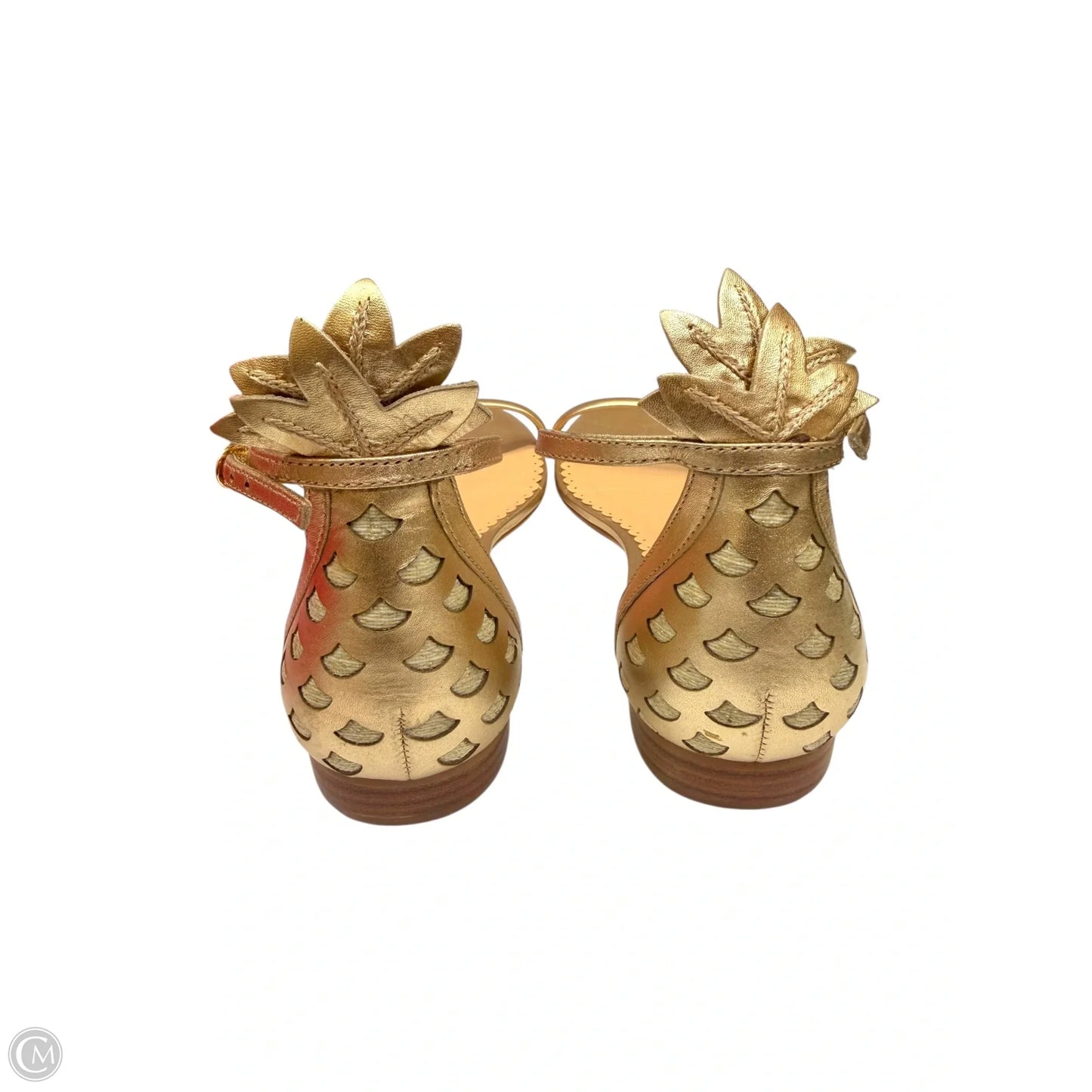 Sandals Designer By Lilly Pulitzer In Bronze, Size: 8.5