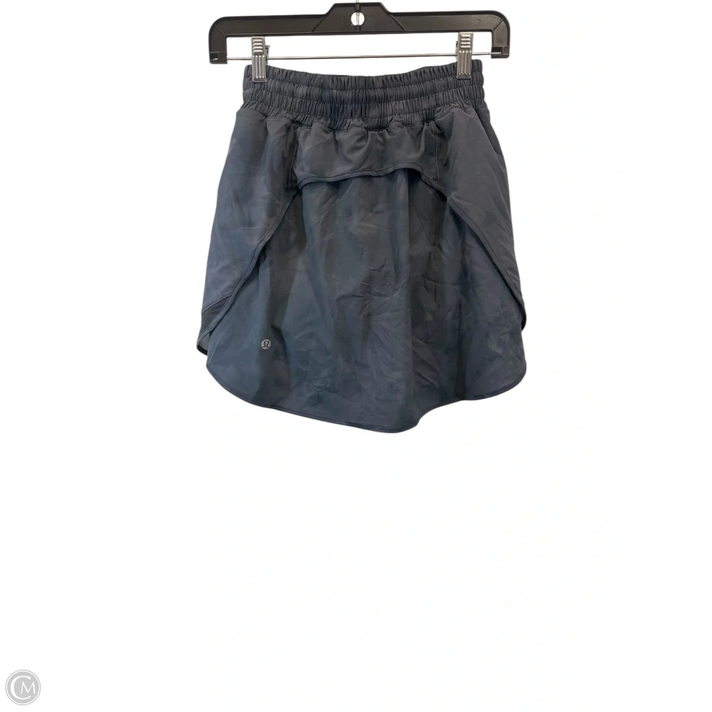 Athletic Skort By Lululemon In Grey, Size: 4