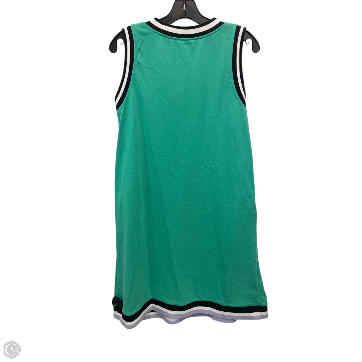 Athletic Dress By Liza B In Green & White, Size: M