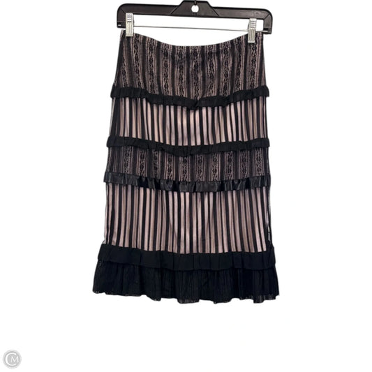 Skirt Maxi By Express In Black & Tan, Size: Xs