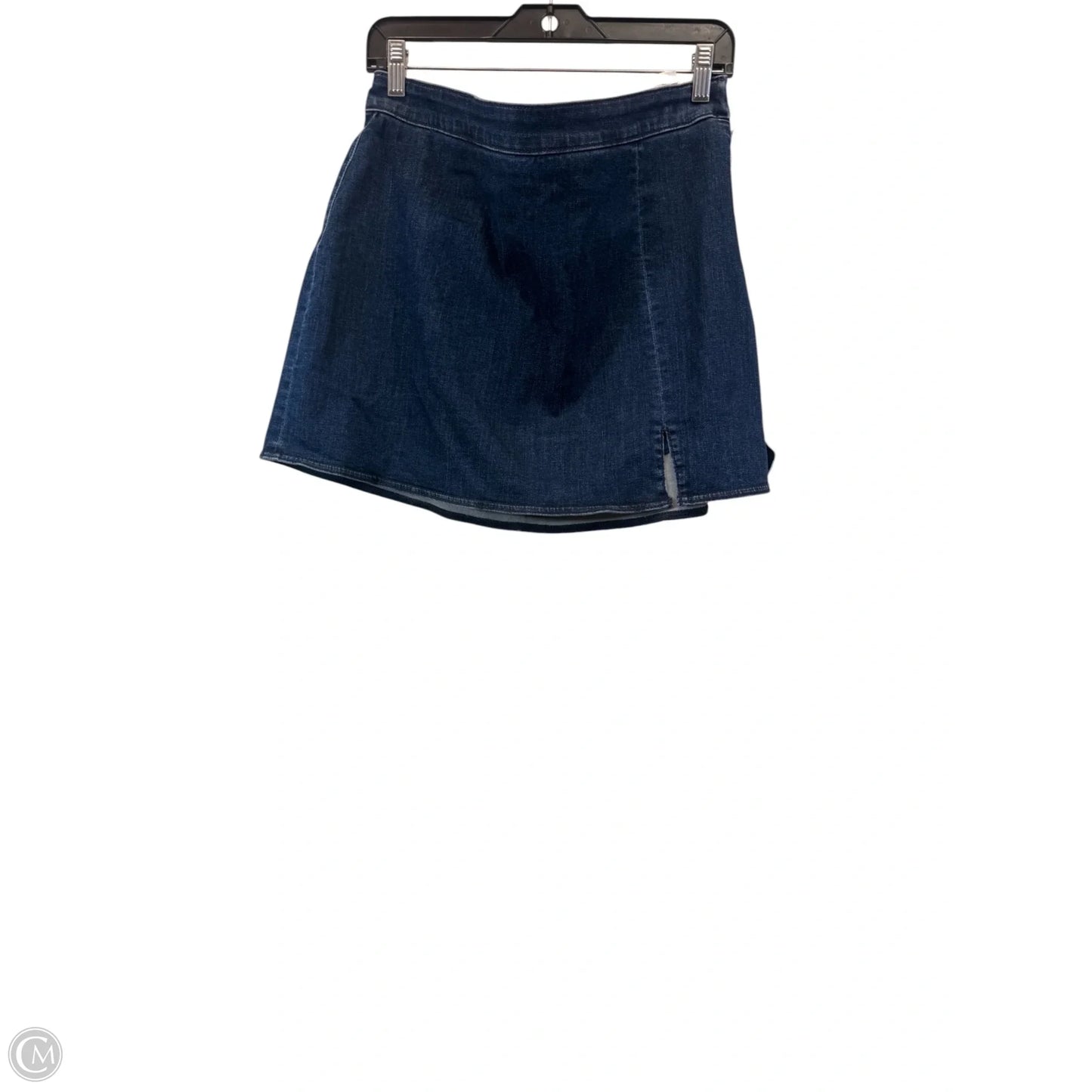 Skirt Midi By American Eagle In Blue Denim, Size: 16