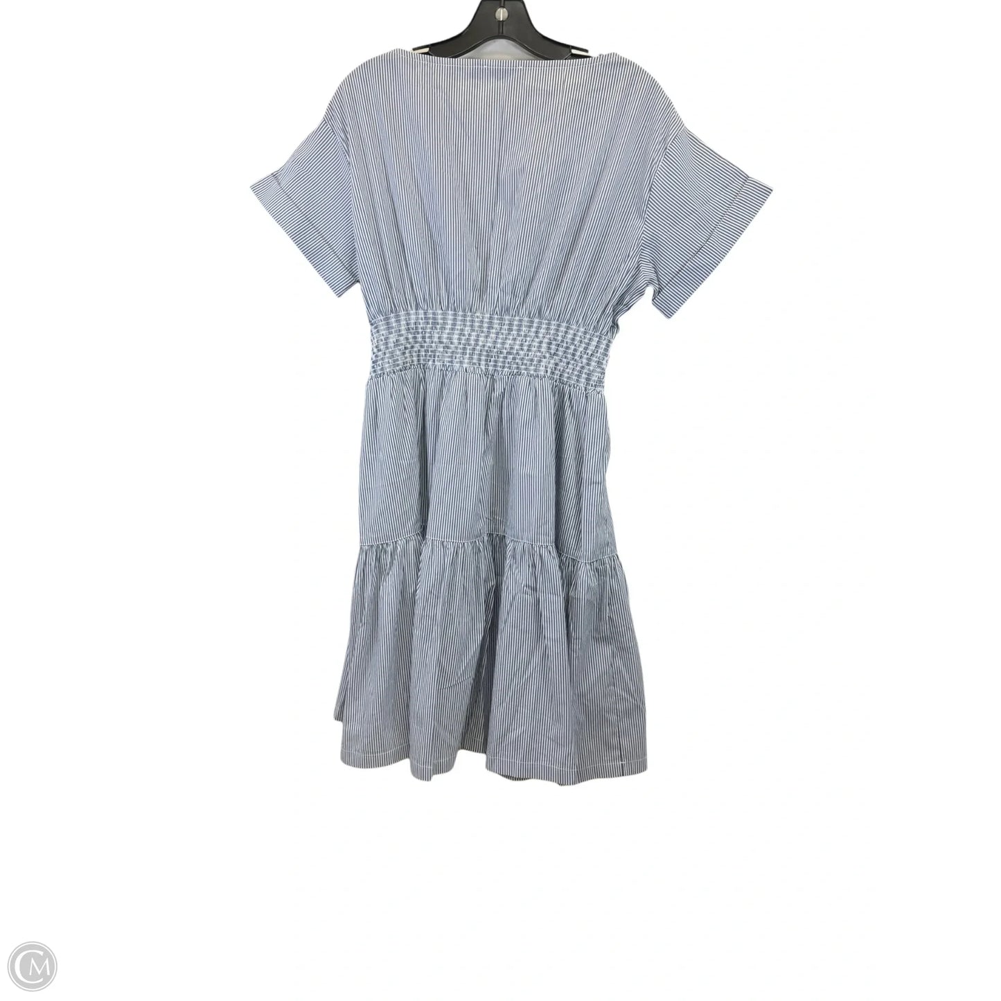 Dress Casual Midi By Vineyard Vines In Blue & Grey, Size: Xs