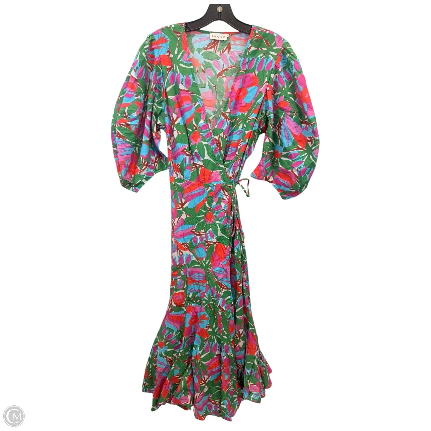 Dress Casual Maxi By Rhode In Floral Print, Size: Xl