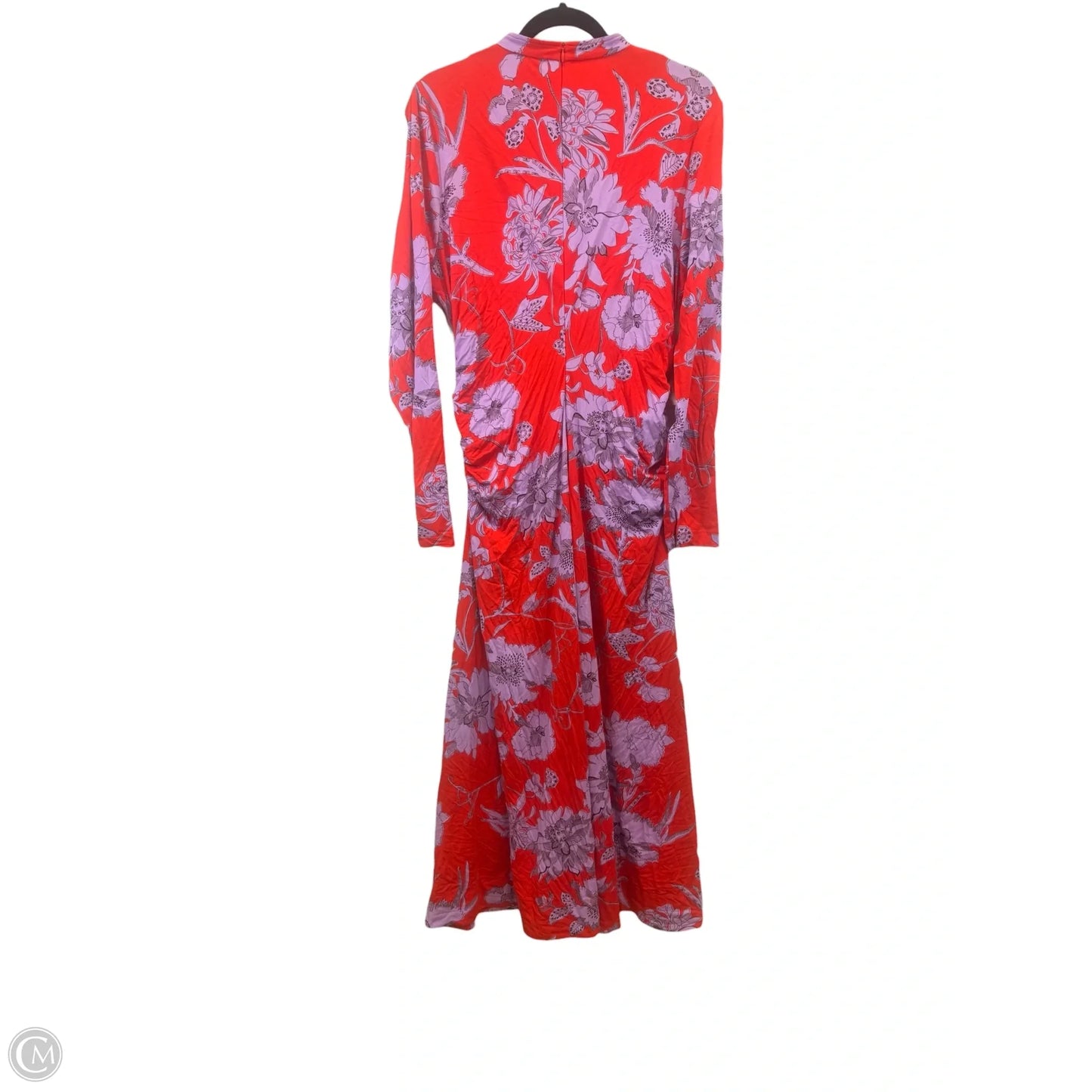 Dress Casual Maxi By ME + EM In Purple & Red, Size: L