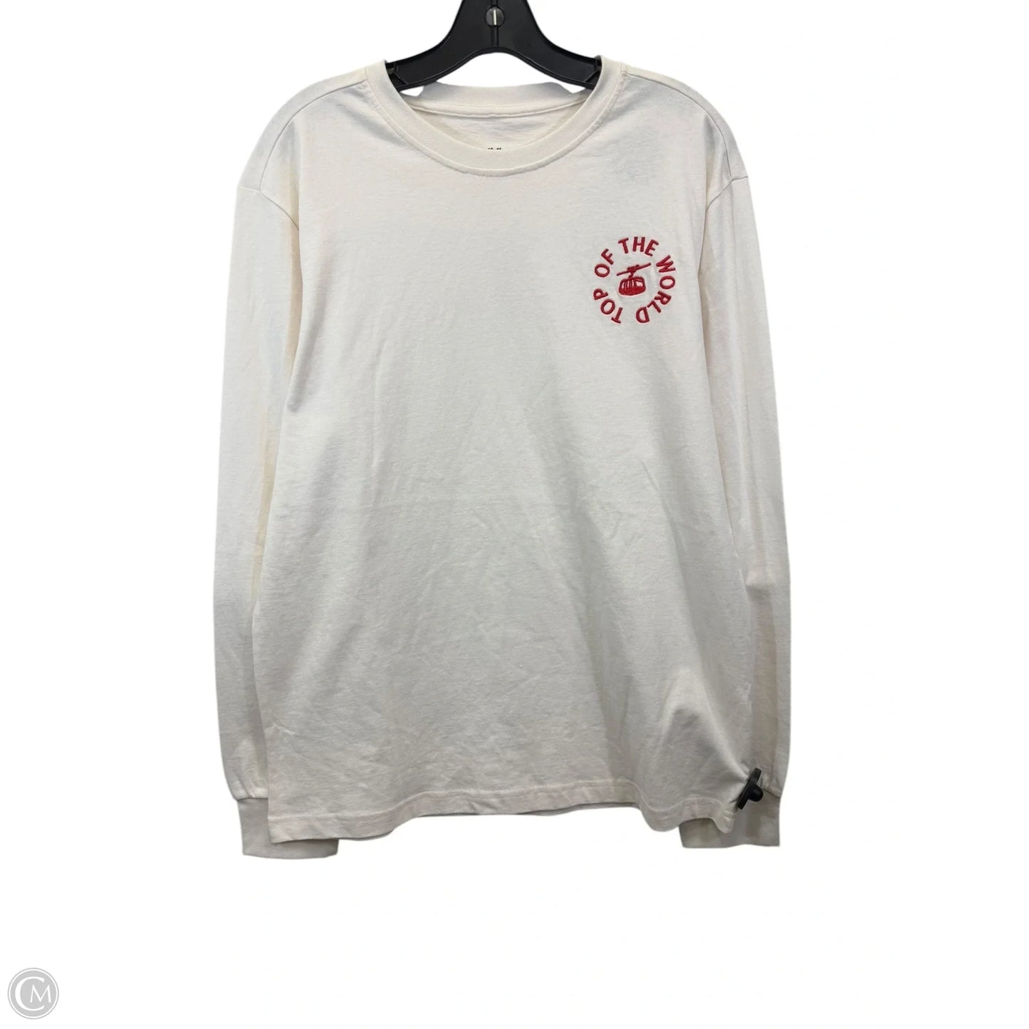 Top Long Sleeve Basic By Goodfellow In Cream, Size: M