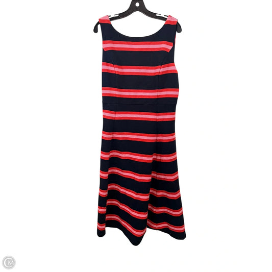 Dress Casual Maxi By Boden In Blue & Red, Size: L