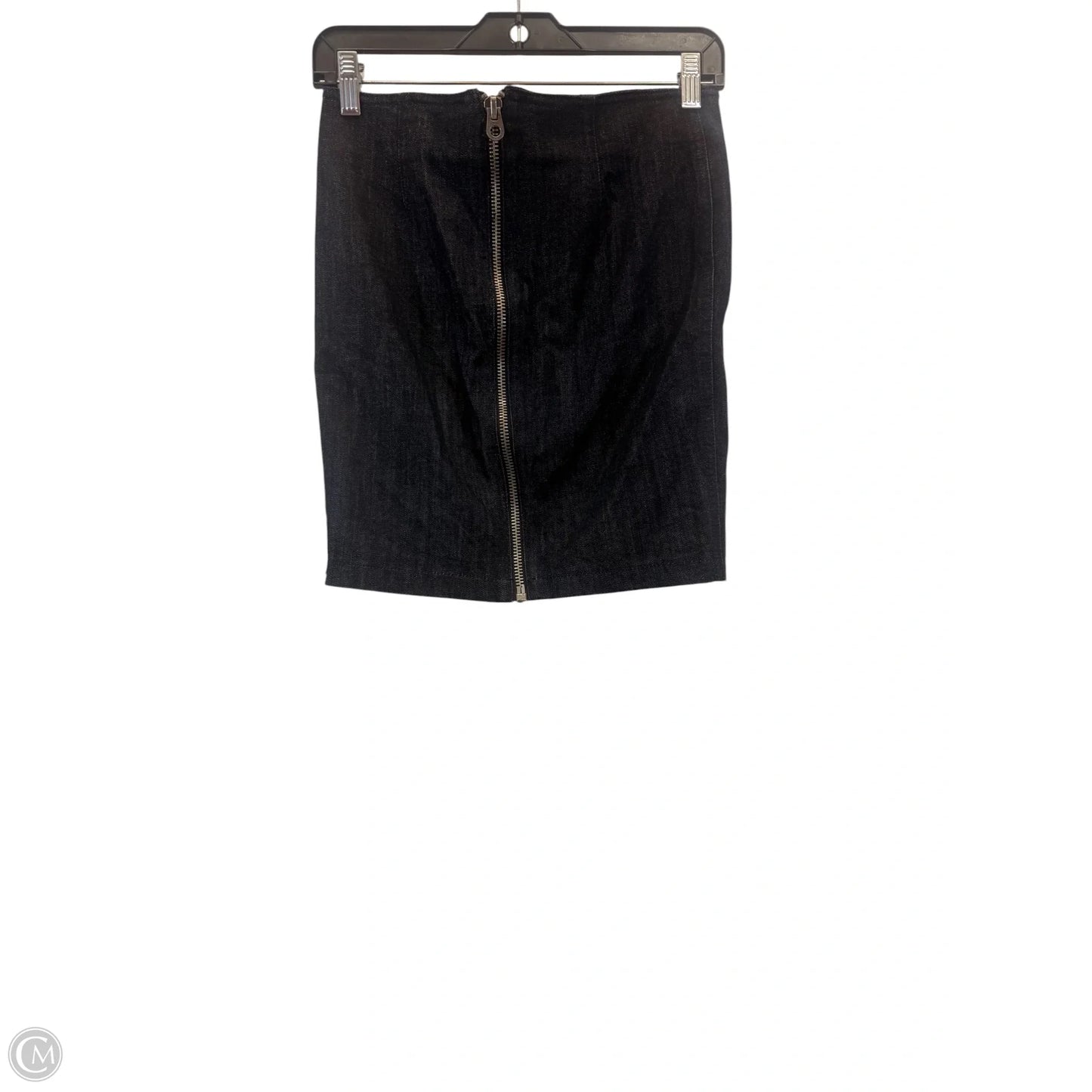 Skirt Mini & Short By Juicy Couture In Blue Denim, Size: Xs