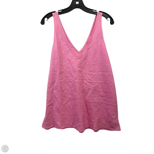 Top Sleeveless Designer By Lilly Pulitzer In Pink, Size: L