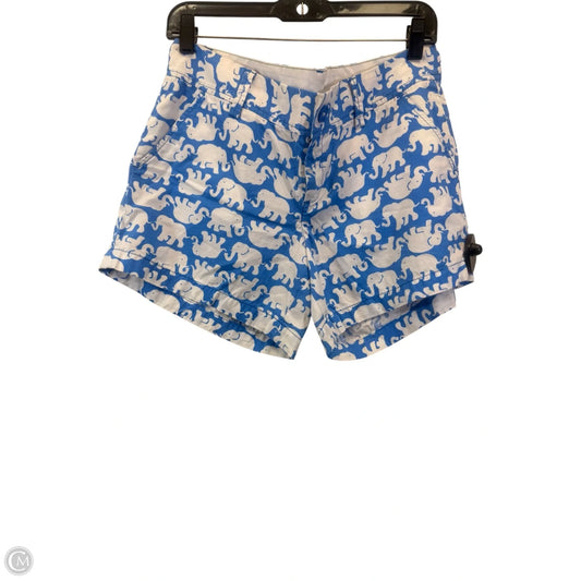 Shorts Designer By Lilly Pulitzer In Blue & White, Size: 8