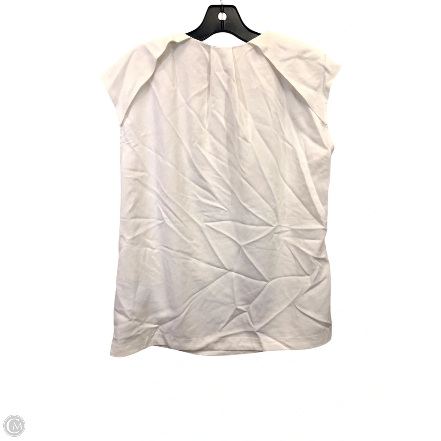 Top Short Sleeve By Banana Republic In White, Size: M