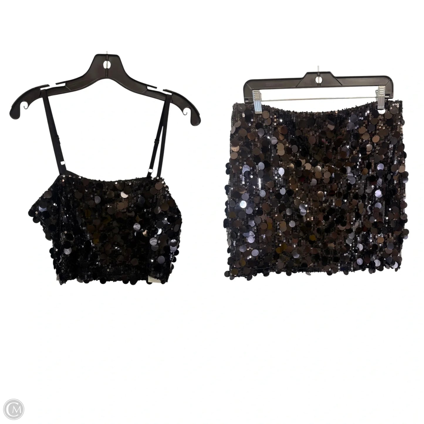 Skirt Set 2pc By No Boundaries In Black, Size: L