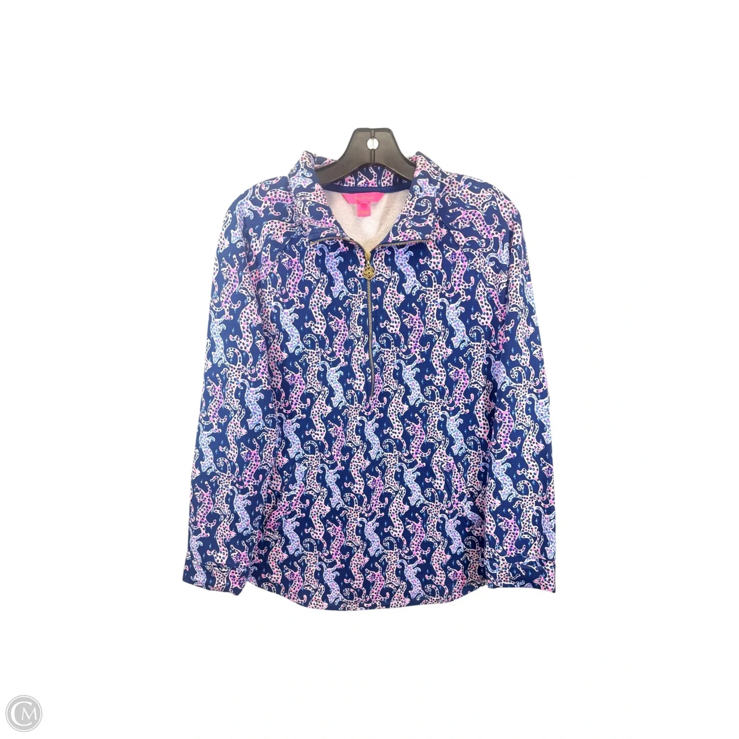 Jacket Designer By Lilly Pulitzer In Blue & Pink, Size: M