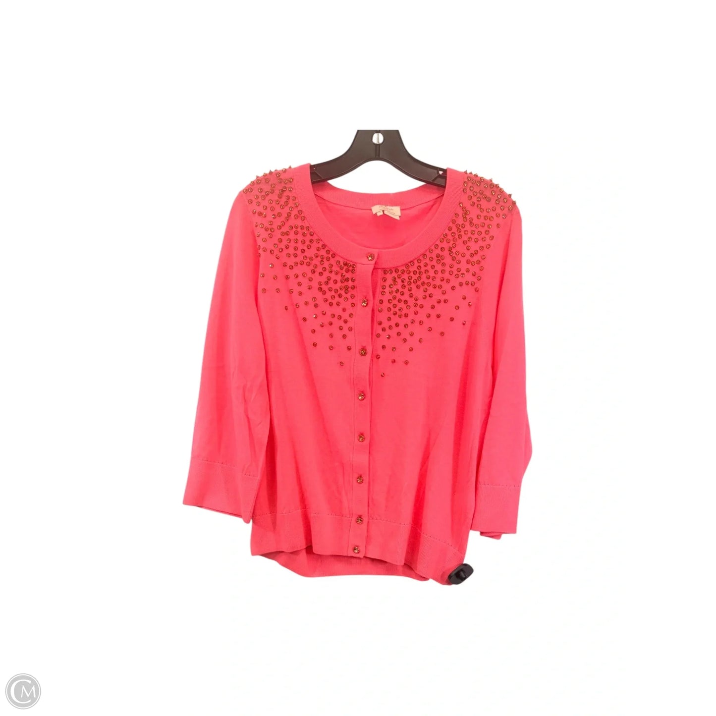 Sweater Designer By Kate Spade In Pink, Size: Xl