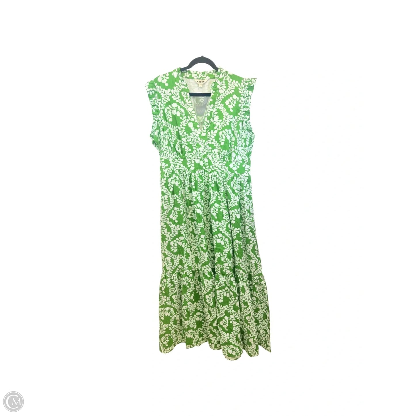 Dress Casual Maxi By Boden In Blue & Green, Size: Xl
