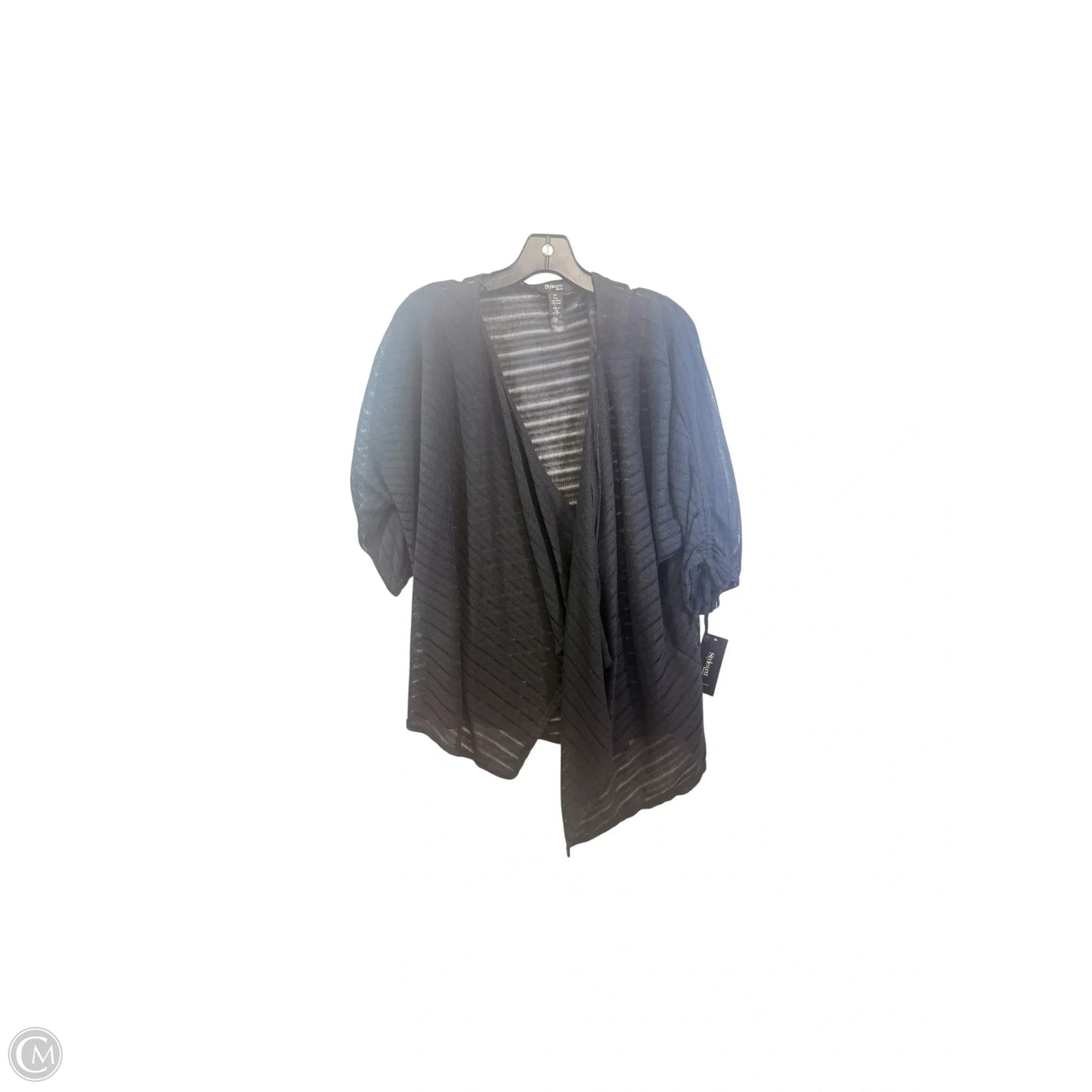 Cardigan By Style And Company In Black, Size: 1x