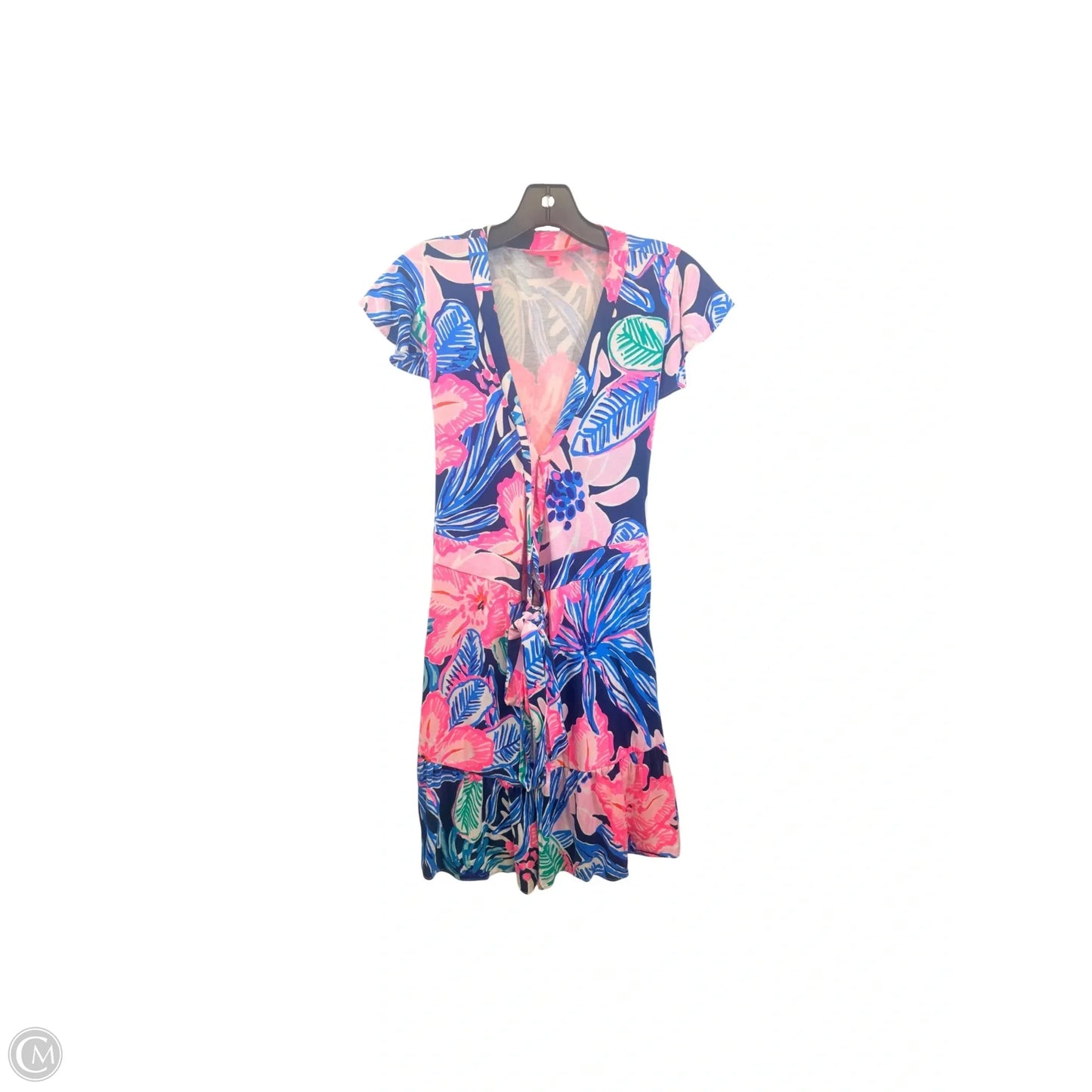 Dress Designer By Lilly Pulitzer In Blue & Pink, Size: Xs