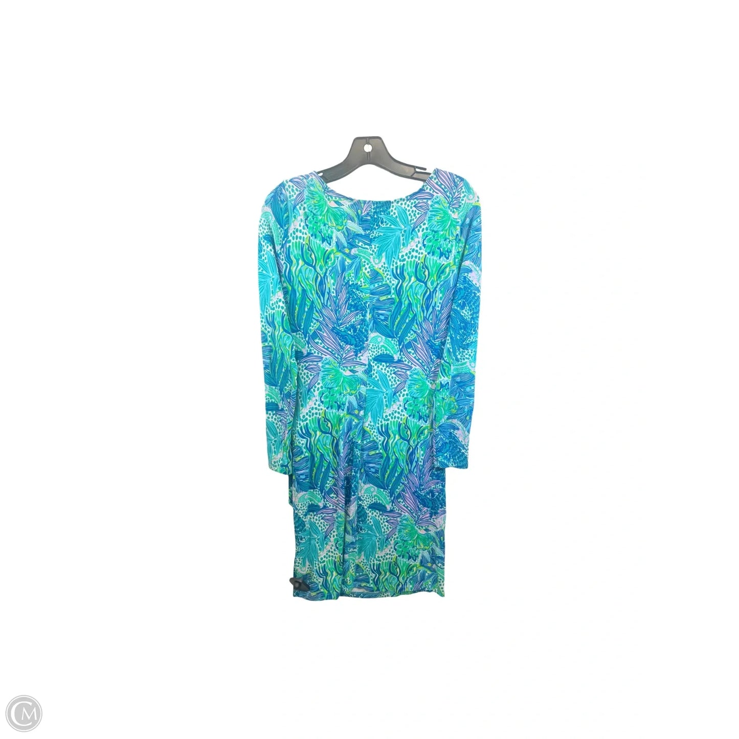 Dress Designer By Lilly Pulitzer In Blue & Green, Size: Xs