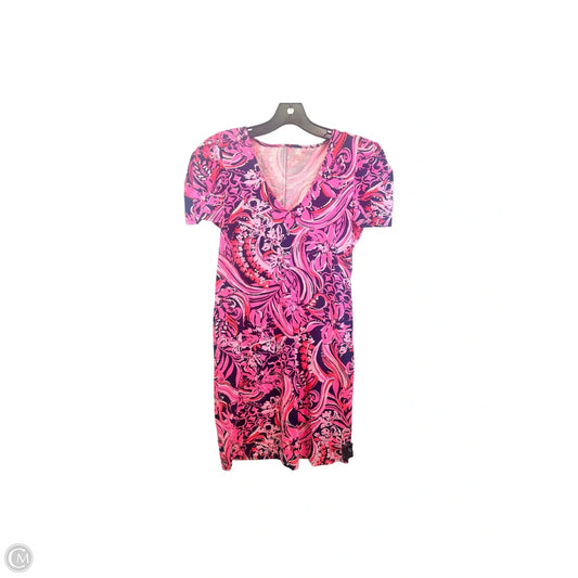 Dress Designer By Lilly Pulitzer In Blue & Pink, Size: Xs