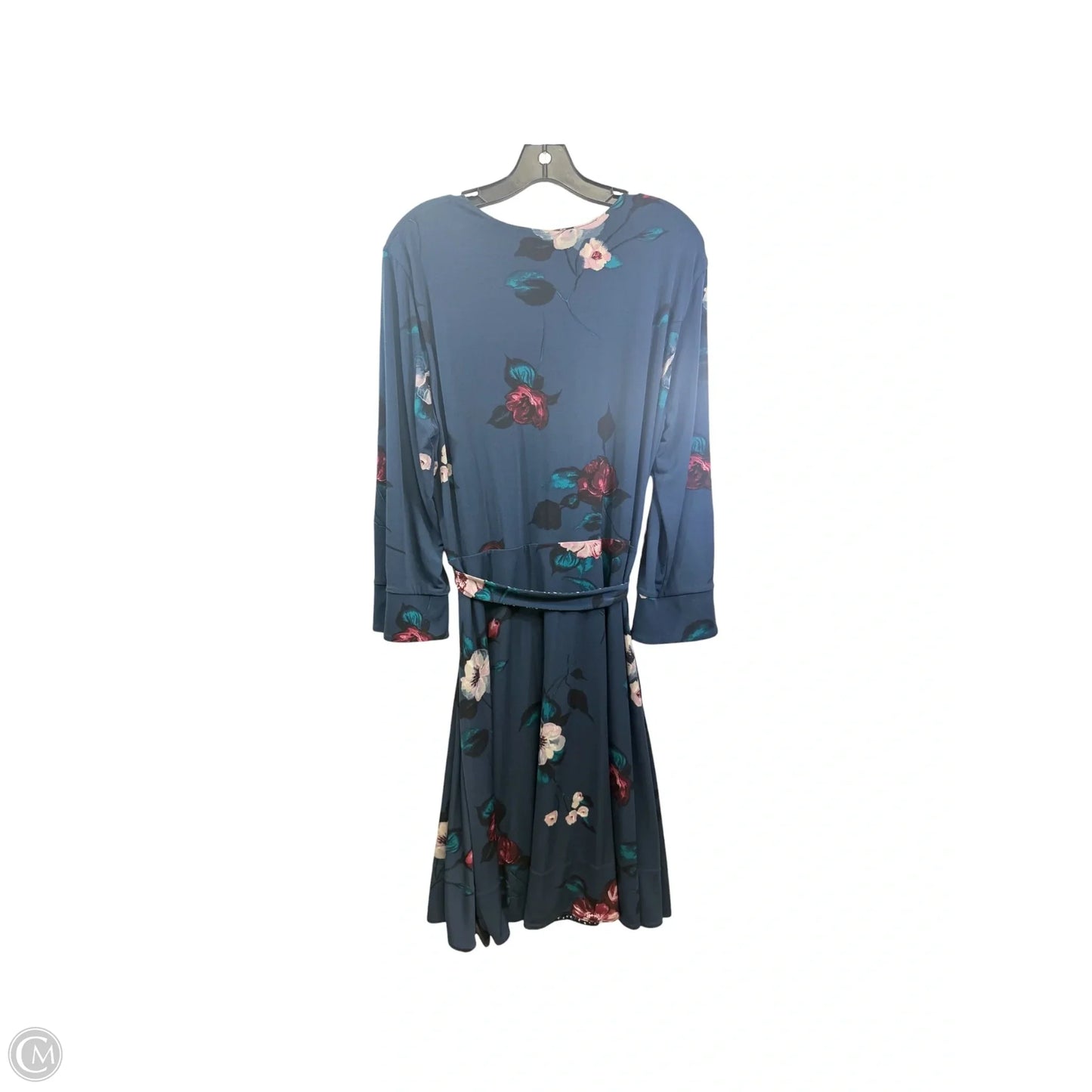 Dress Casual Midi By White House Black Market In Floral Print, Size: Xl