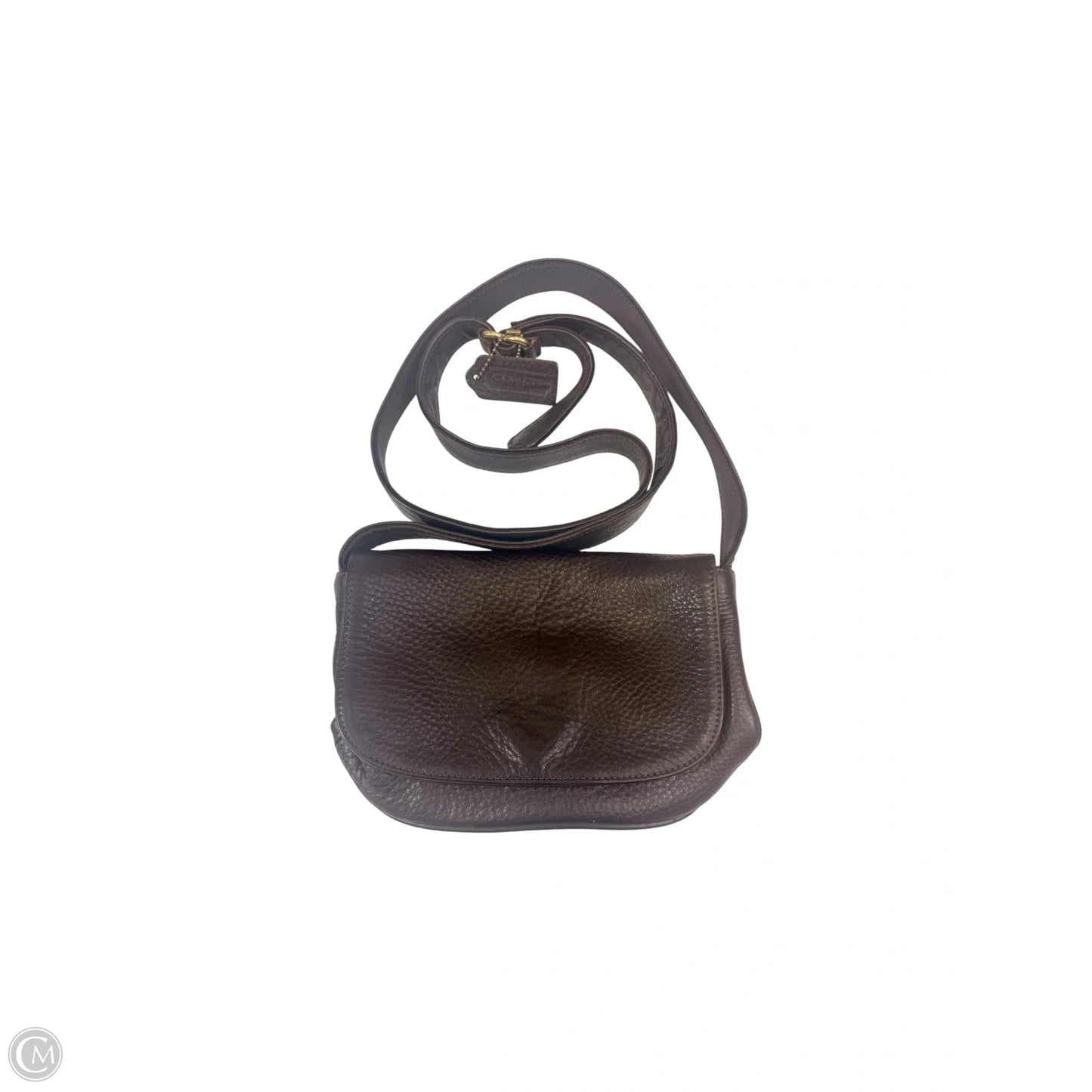 Handbag Leather By Coach, Size: Small