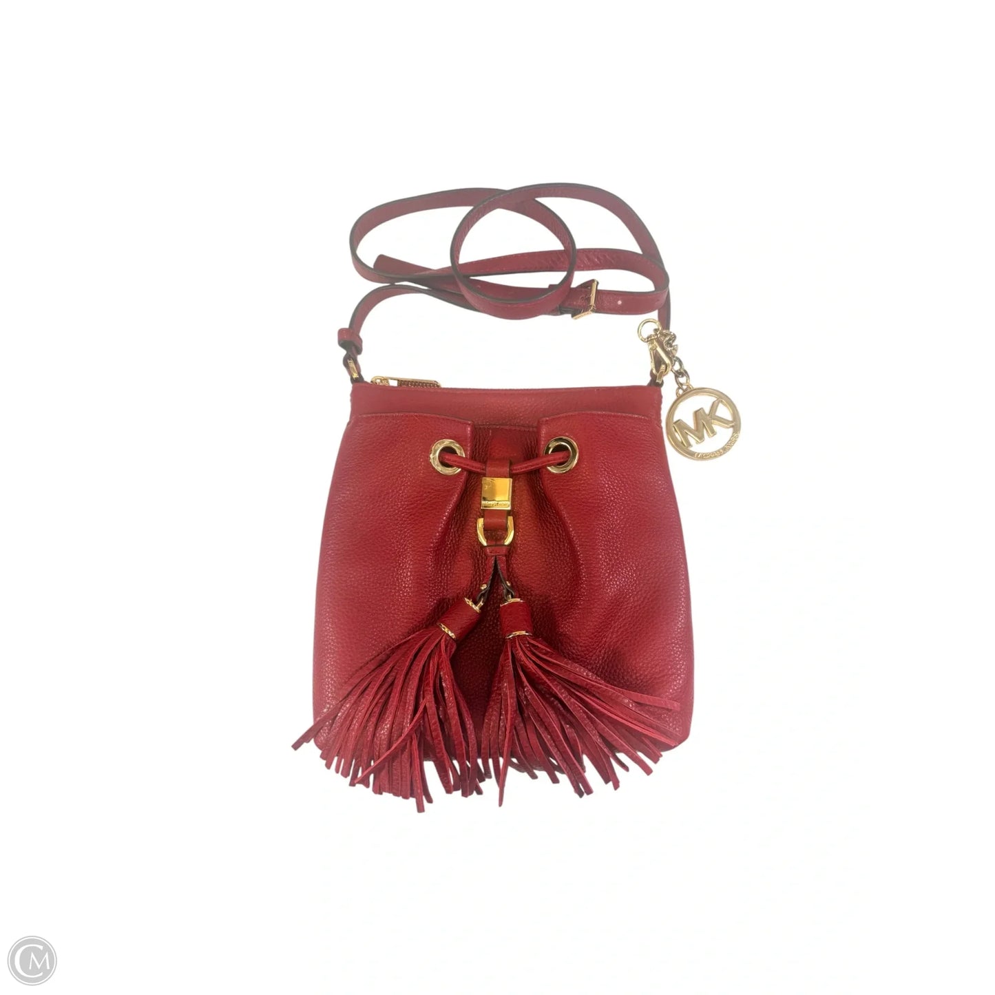 Crossbody Leather By Michael By Michael Kors, Size: Medium
