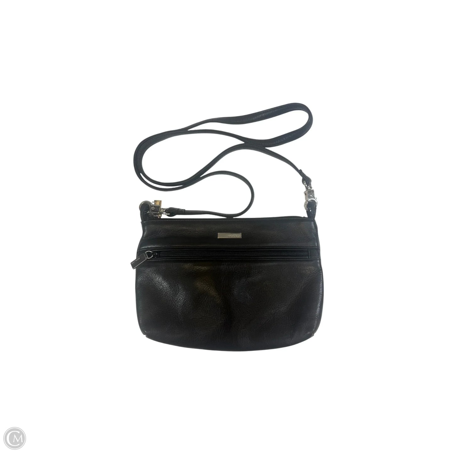 Crossbody Leather By Perlina, Size: Small
