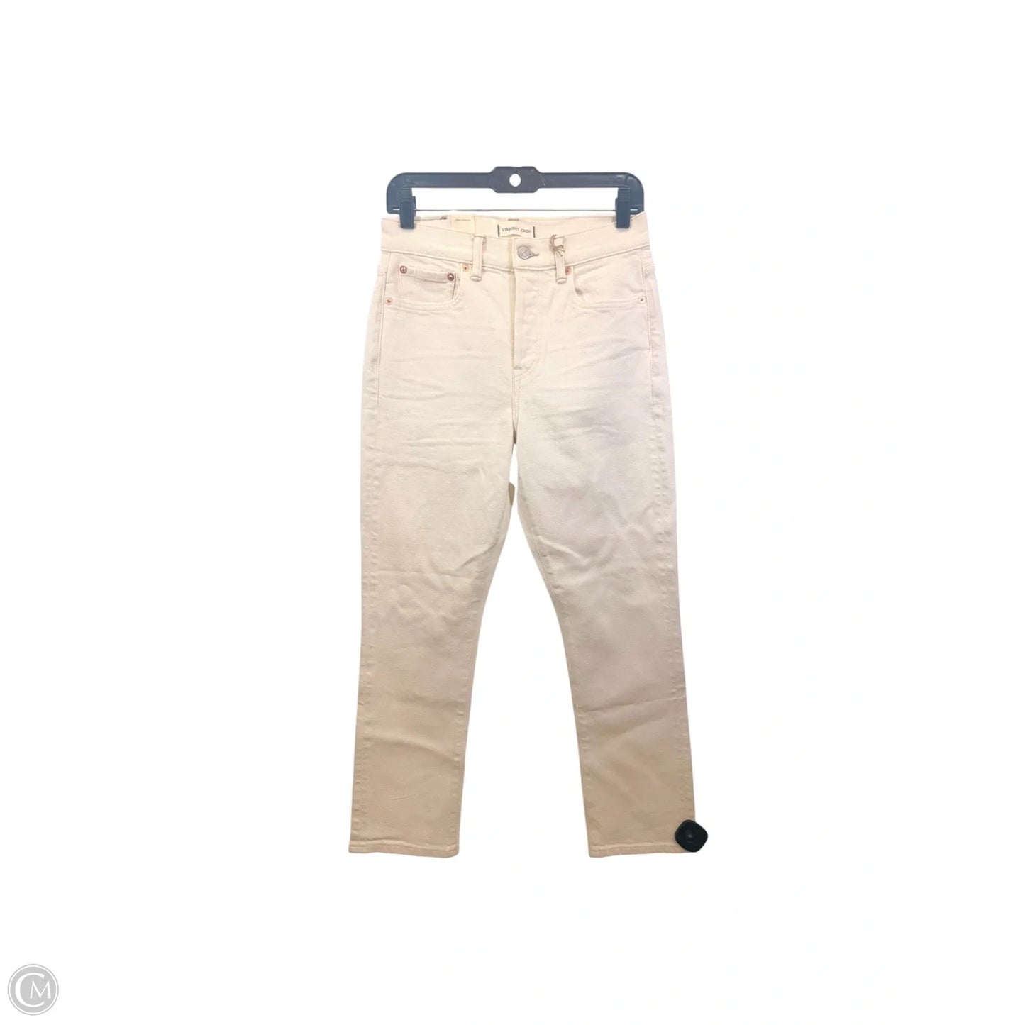Jeans Straight By Ae77 In Tan, Size: 4
