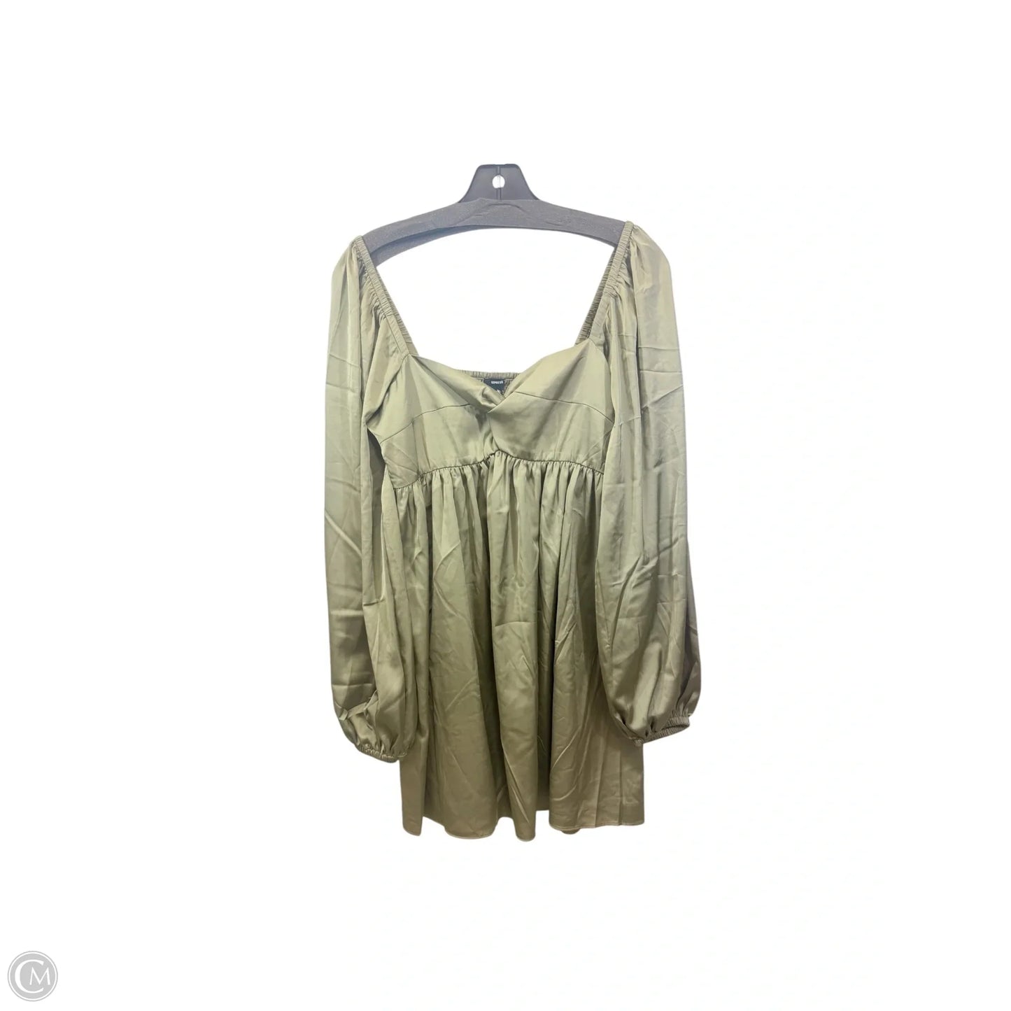 Dress Casual Short By Express In Green, Size: S