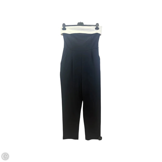 Jumpsuit By Express In Black & Cream, Size: S