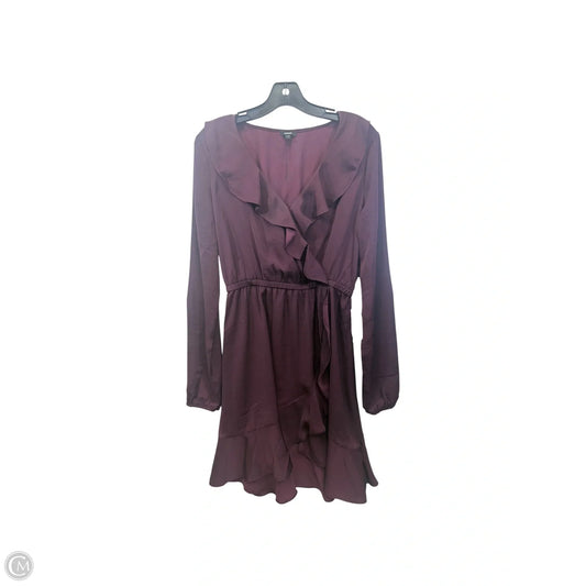 Dress Casual Short By Express In Maroon, Size: S