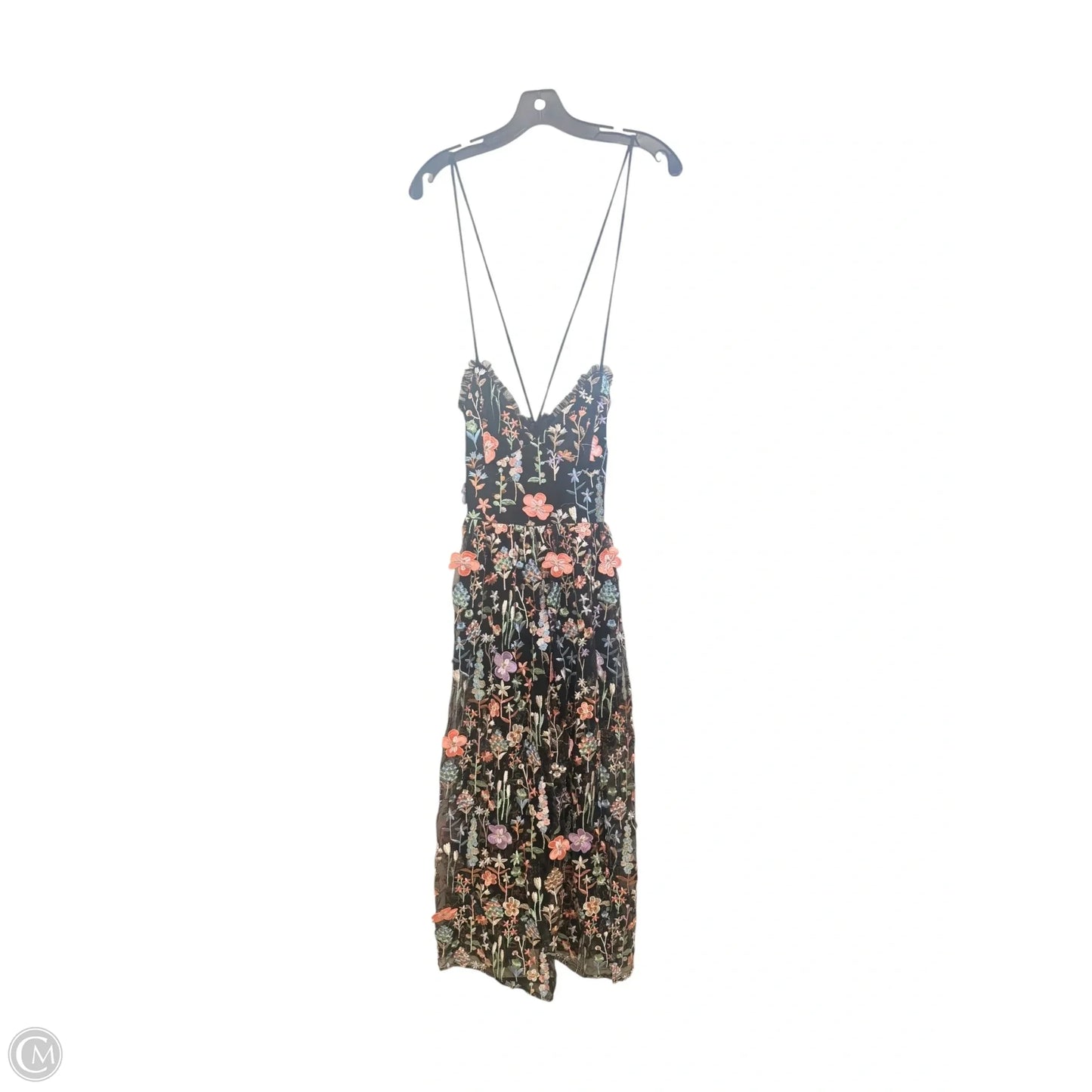 Dress Party Long By Lulus In Floral Print, Size: Xs