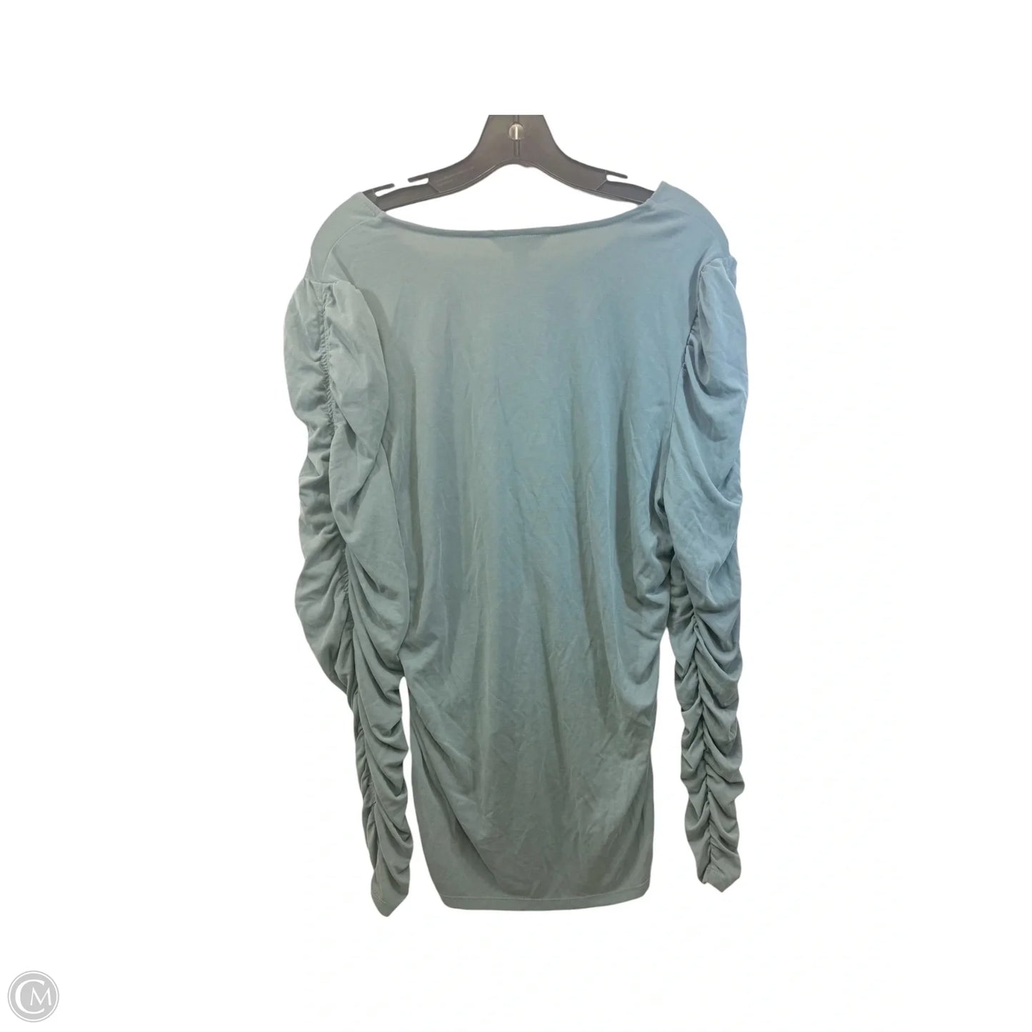 Top Long Sleeve By Nine West Apparel In Teal, Size: Xl