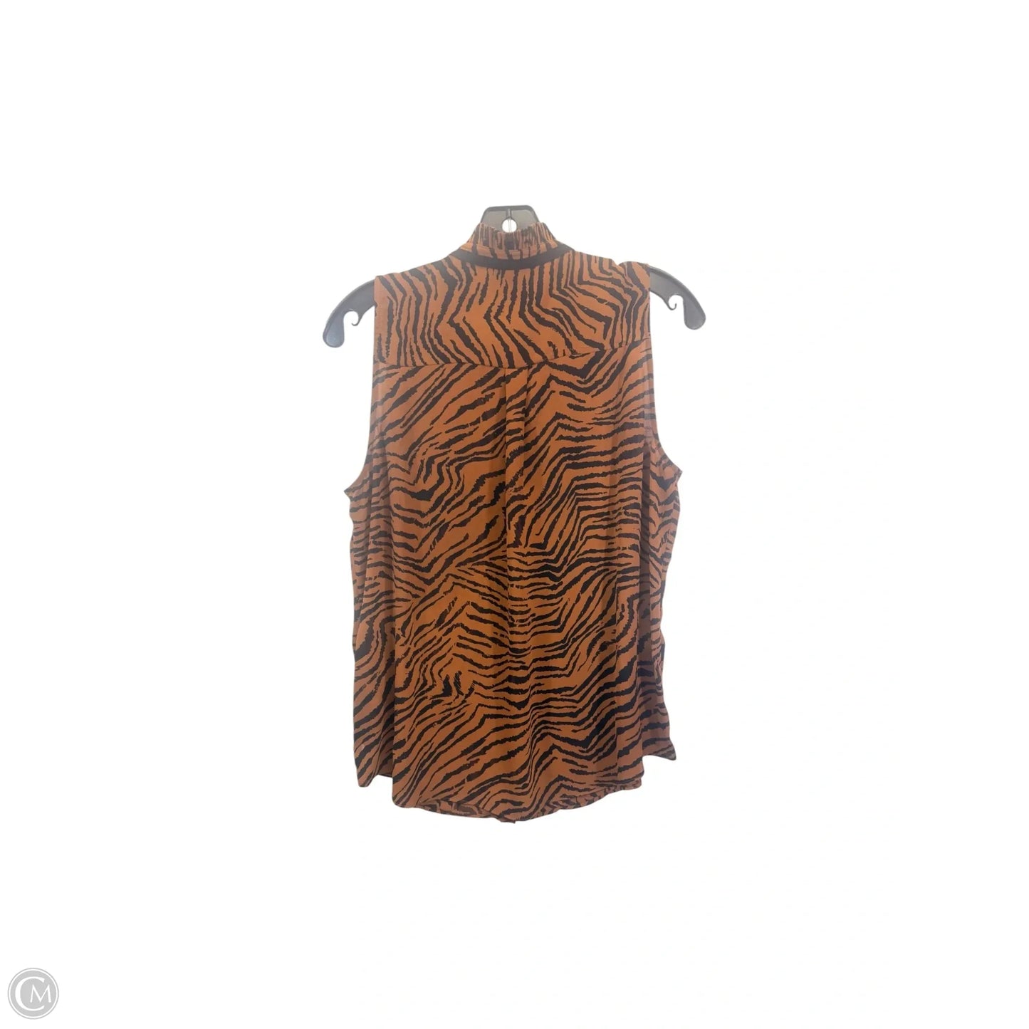 Top Sleeveless By White House Black Market In Animal Print, Size: S