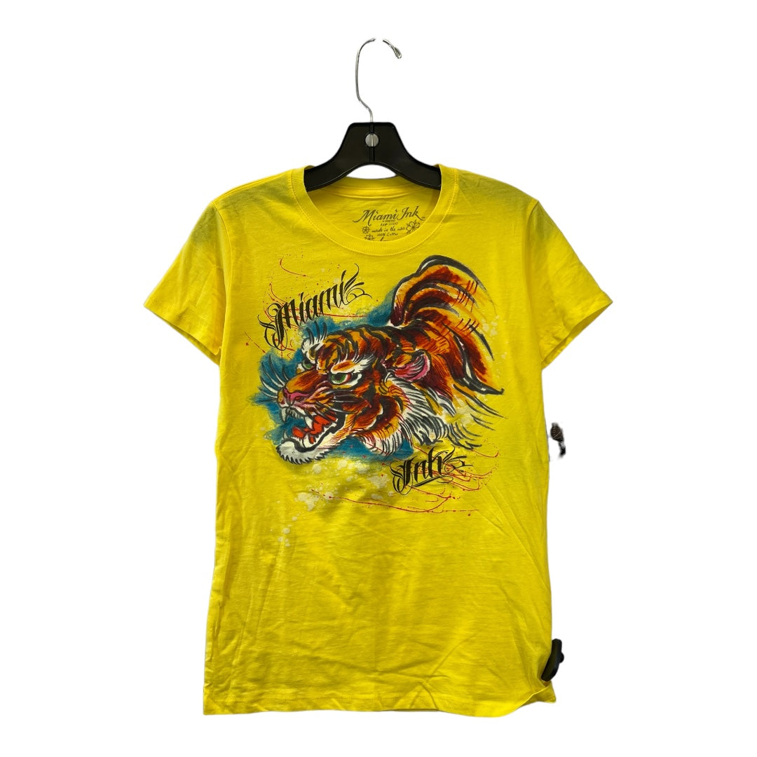 Top Short Sleeve By Miami Ink Size: L