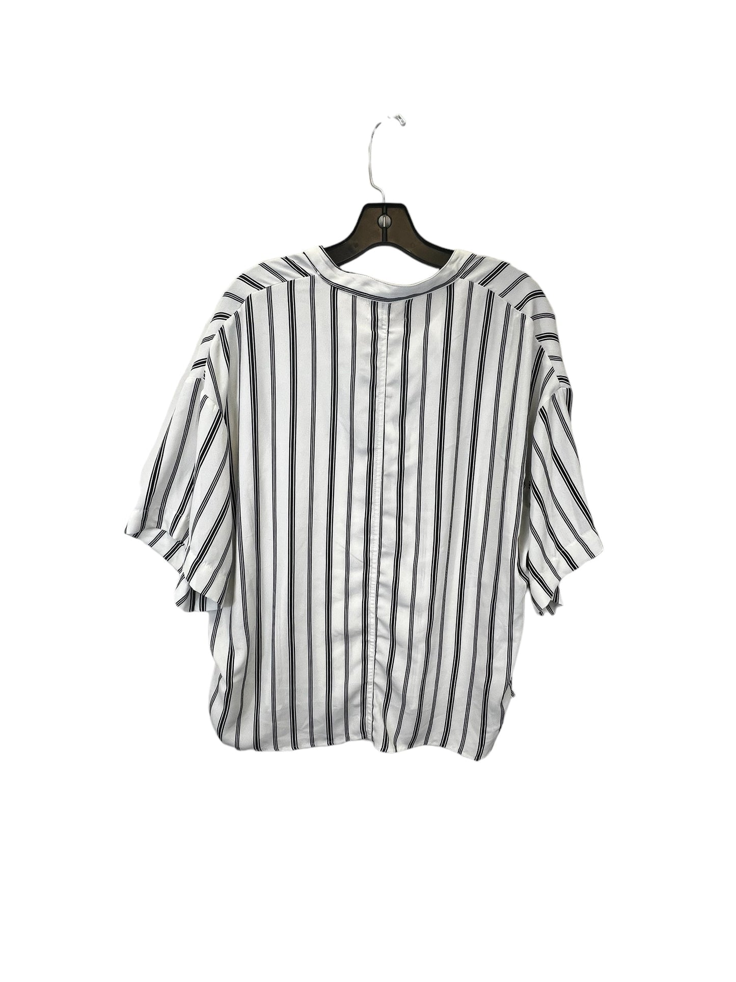 Black & White Top Short Sleeve Melloday, Size M