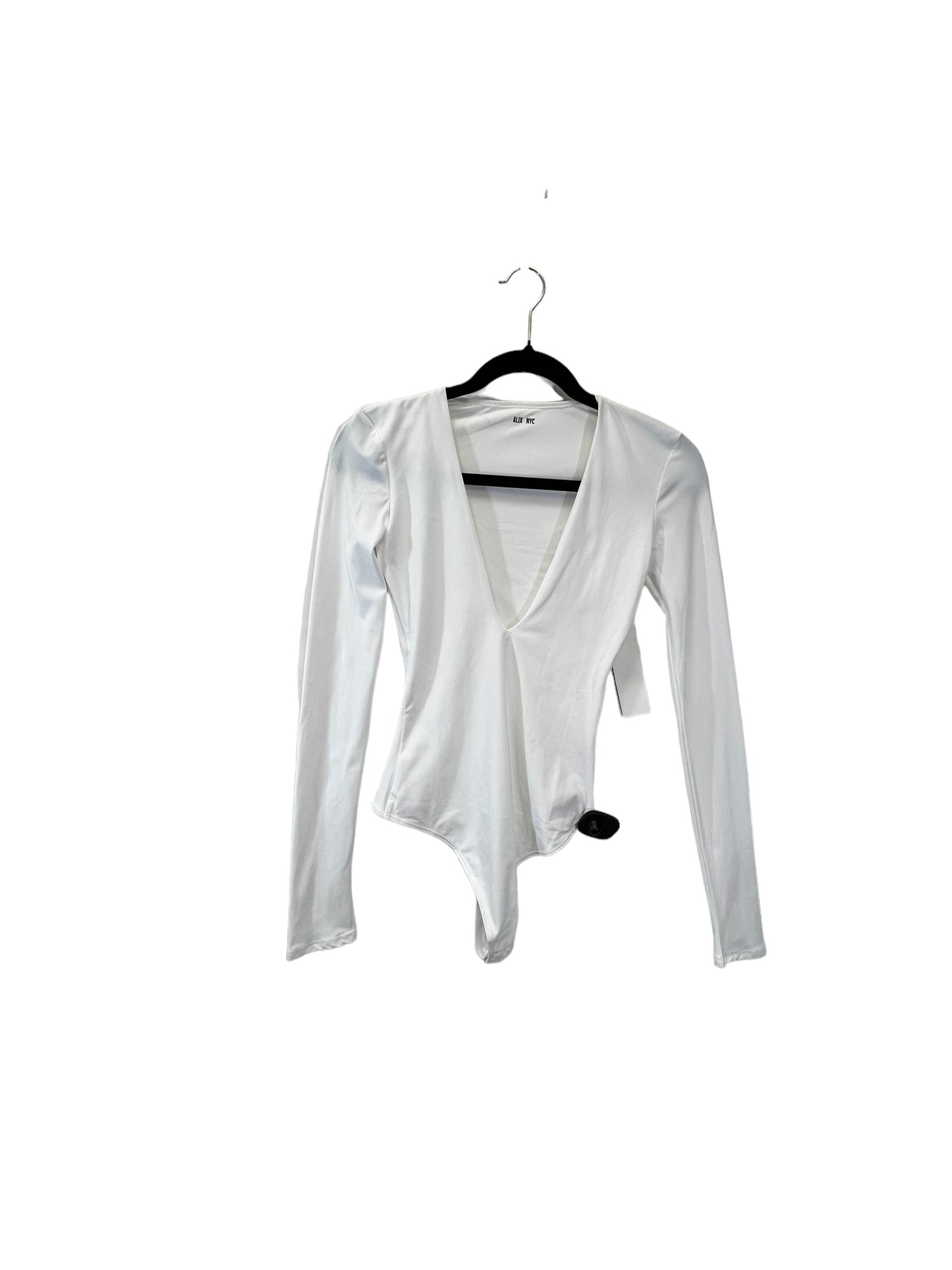 White Bodysuit Designer Cma, Size Xs