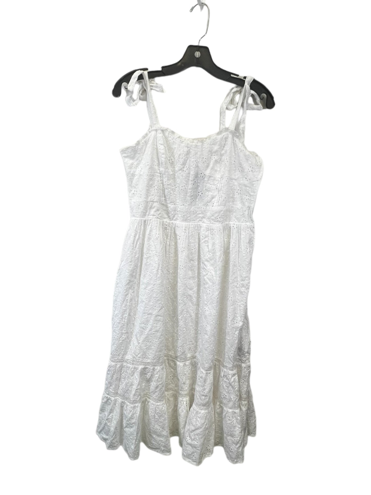 White Dress Casual Maxi Lucky Brand, Size M