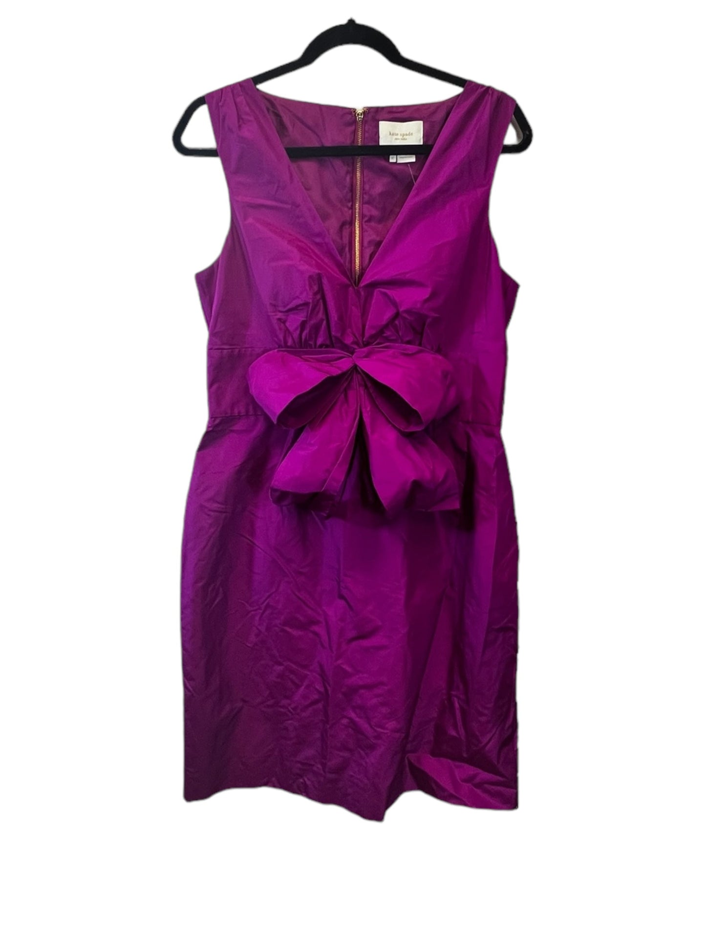 Purple Dress Designer Kate Spade, Size 12
