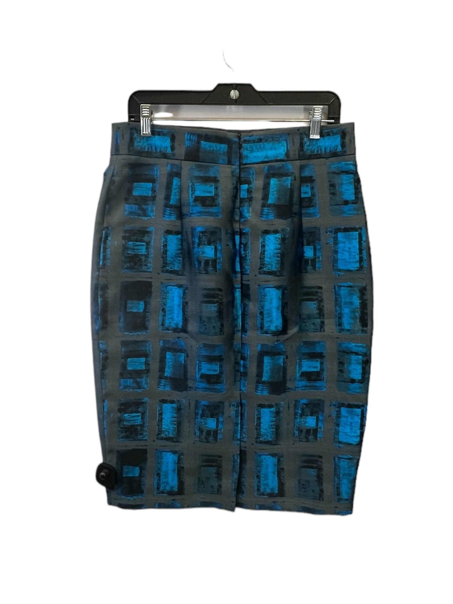 Blue & Grey Skirt Designer Milly, Size 12